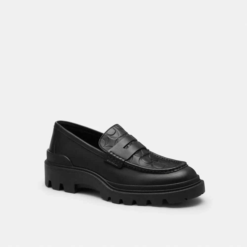 Loafers i signaturläder