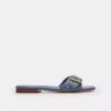 Margot-sandaler i Crystal Signature Denim