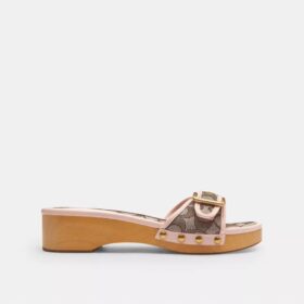 Margot-sandaler i signaturjacquard