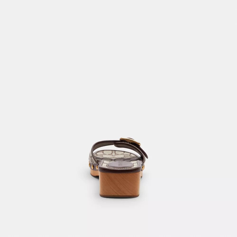 Margot-sandaler i signaturjacquard