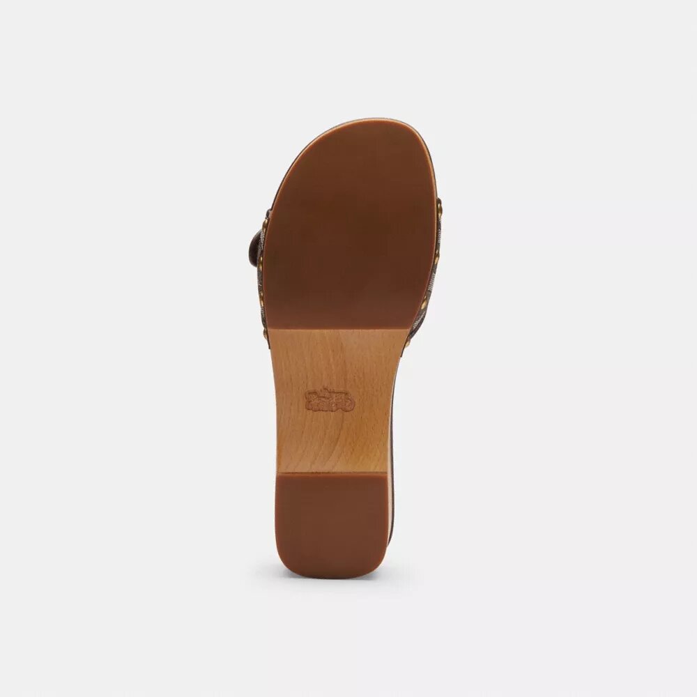 Margot-sandaler i signaturjacquard