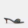 Margot-sandaler i sliten denim
