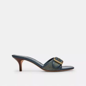Margot-sandaler i sliten denim
