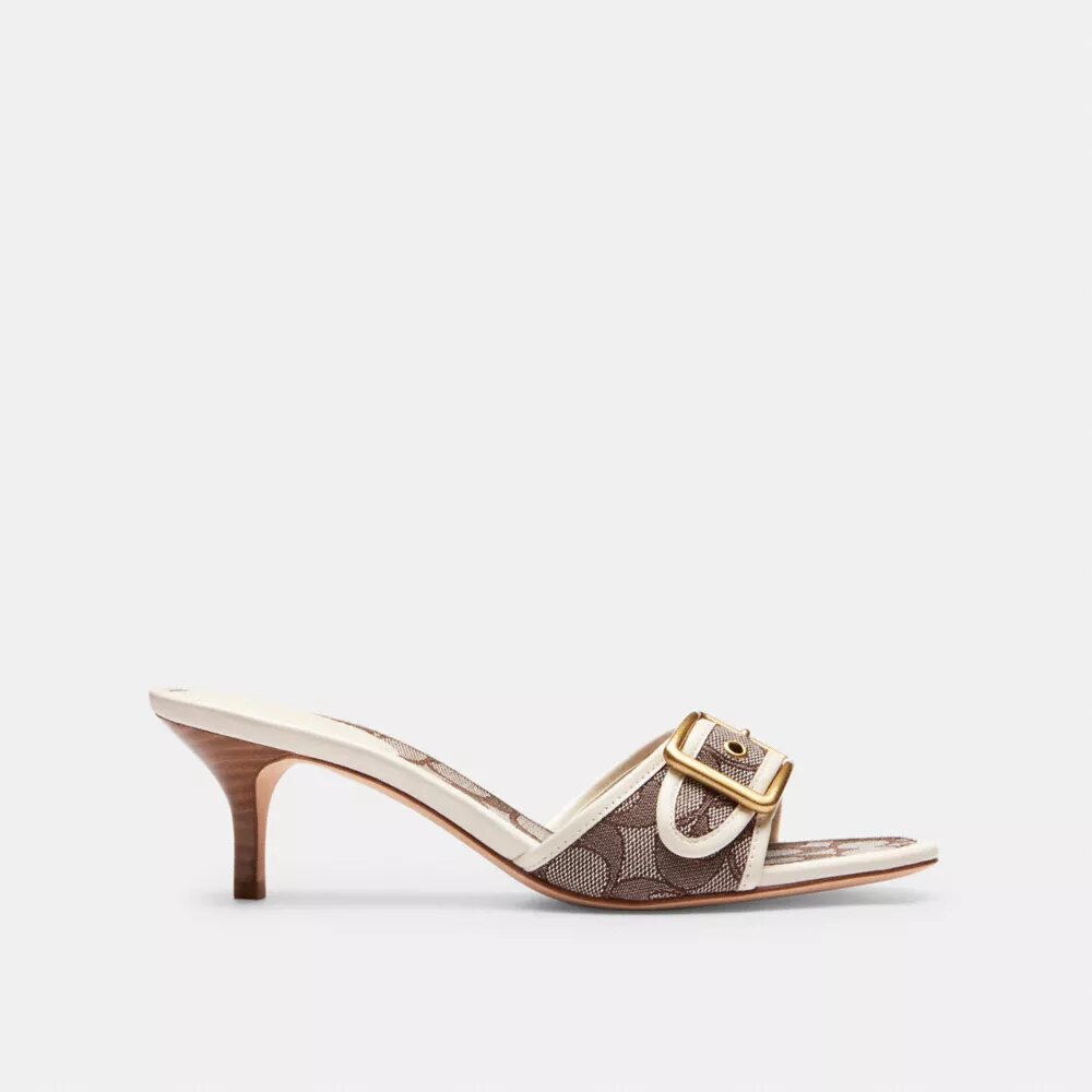 Margot-sandaler i vår signaturjacquard