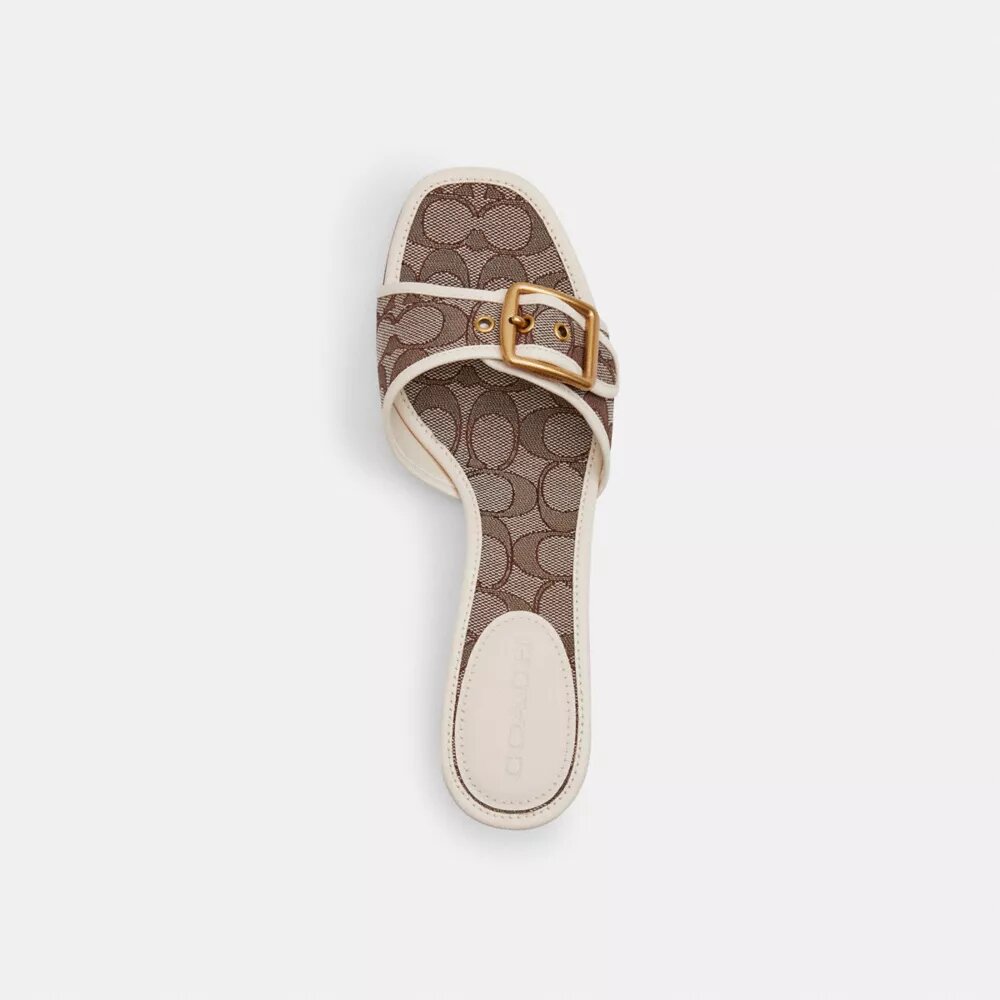 Margot-sandaler i vår signaturjacquard