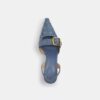 Margot-slingbacks i Crystal Signature Denim