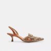 Margot-slingbacks i Crystal Signature Jacquard