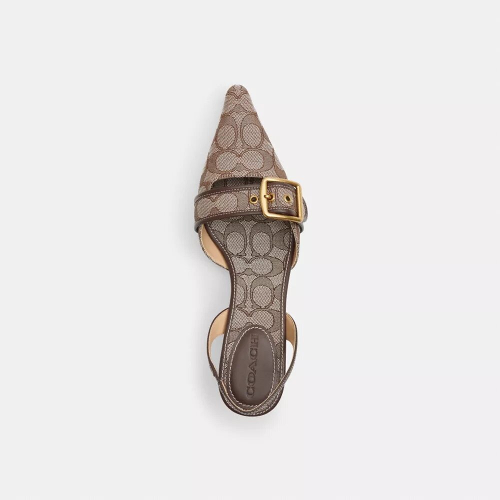 Margot-slingbacks i vår signaturjacquard