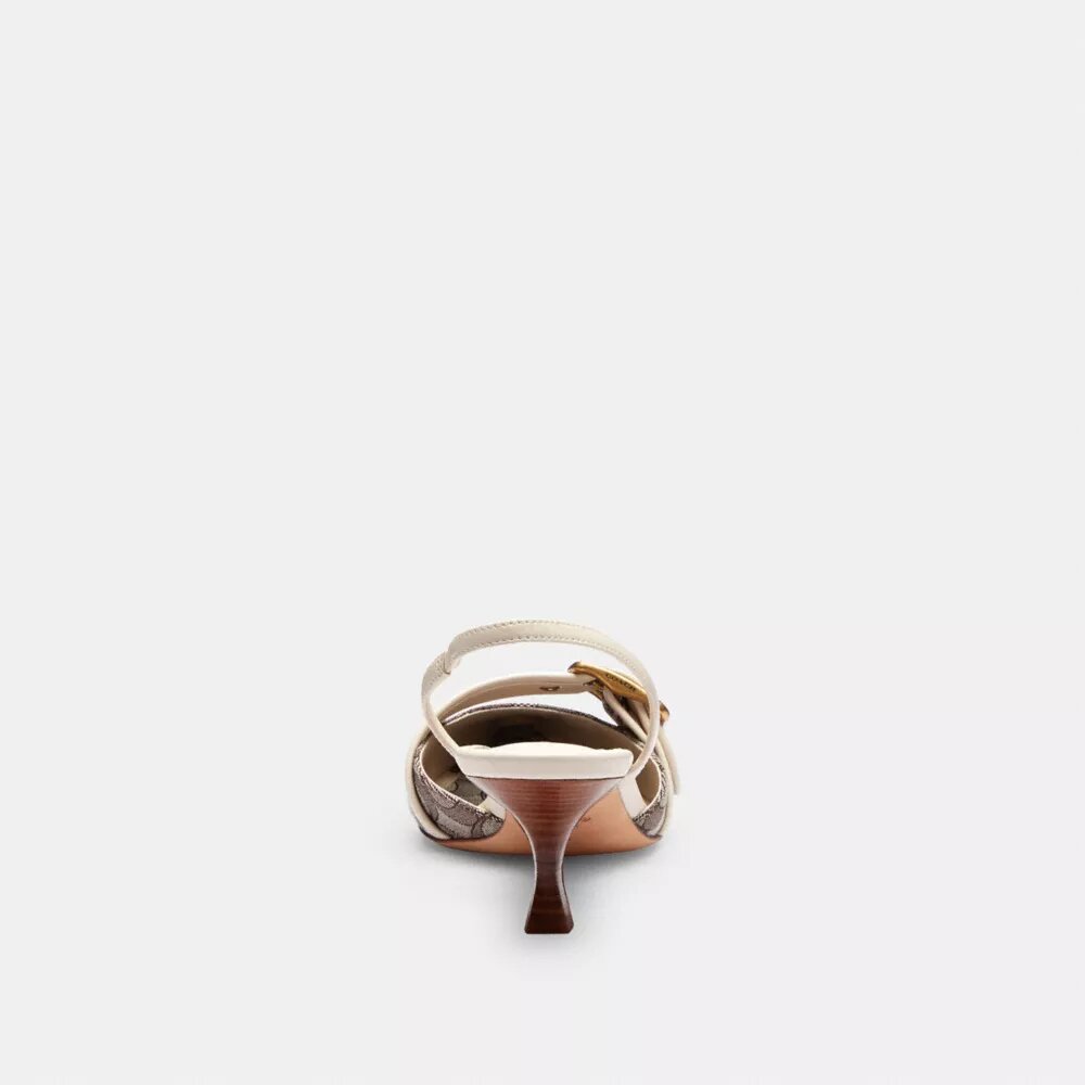 Margot-slingbacks i vår signaturjacquard
