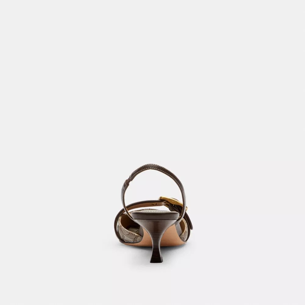 Margot-slingbacks i vår signaturjacquard
