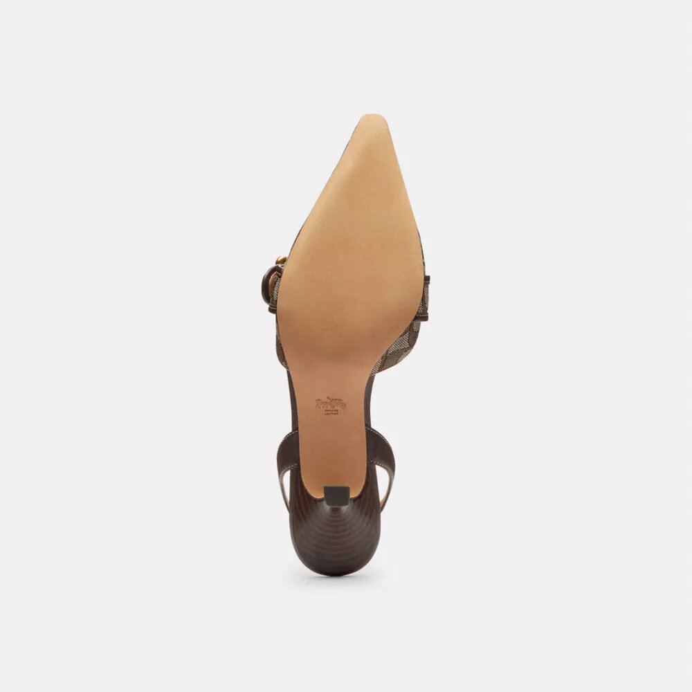 Margot-slingbacks i vår signaturjacquard