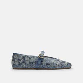 Mary Janes i Crystal Signature Denim