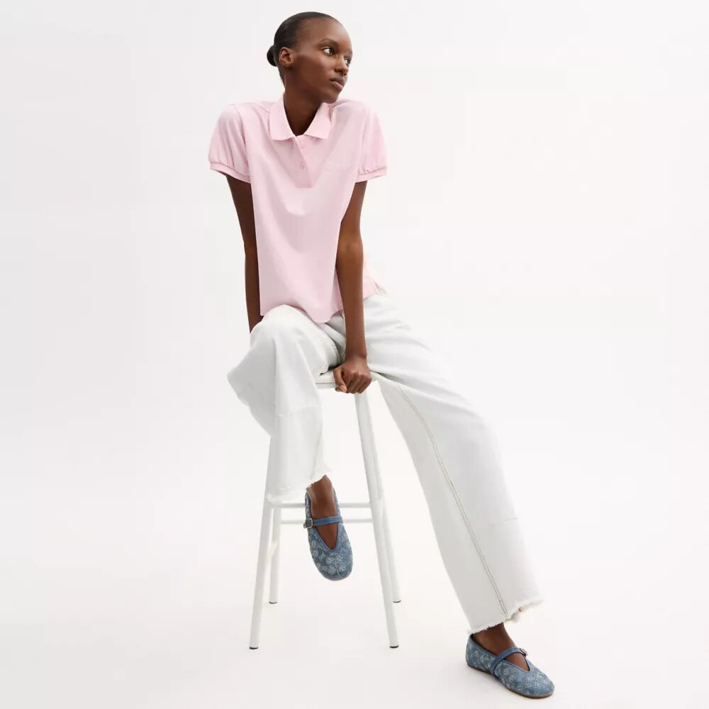 Mary Janes i Crystal Signature Denim