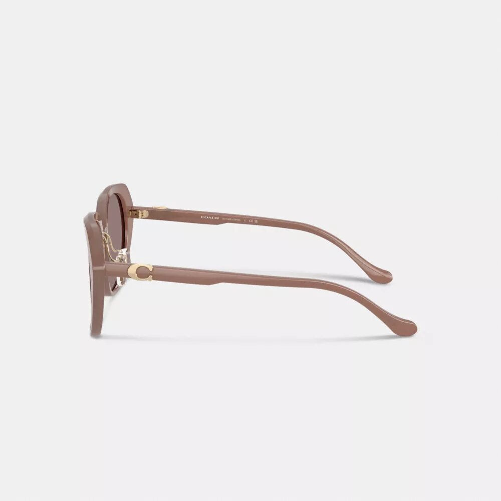 Maxi Sculpted C – överdimensionerade runda solglasögon