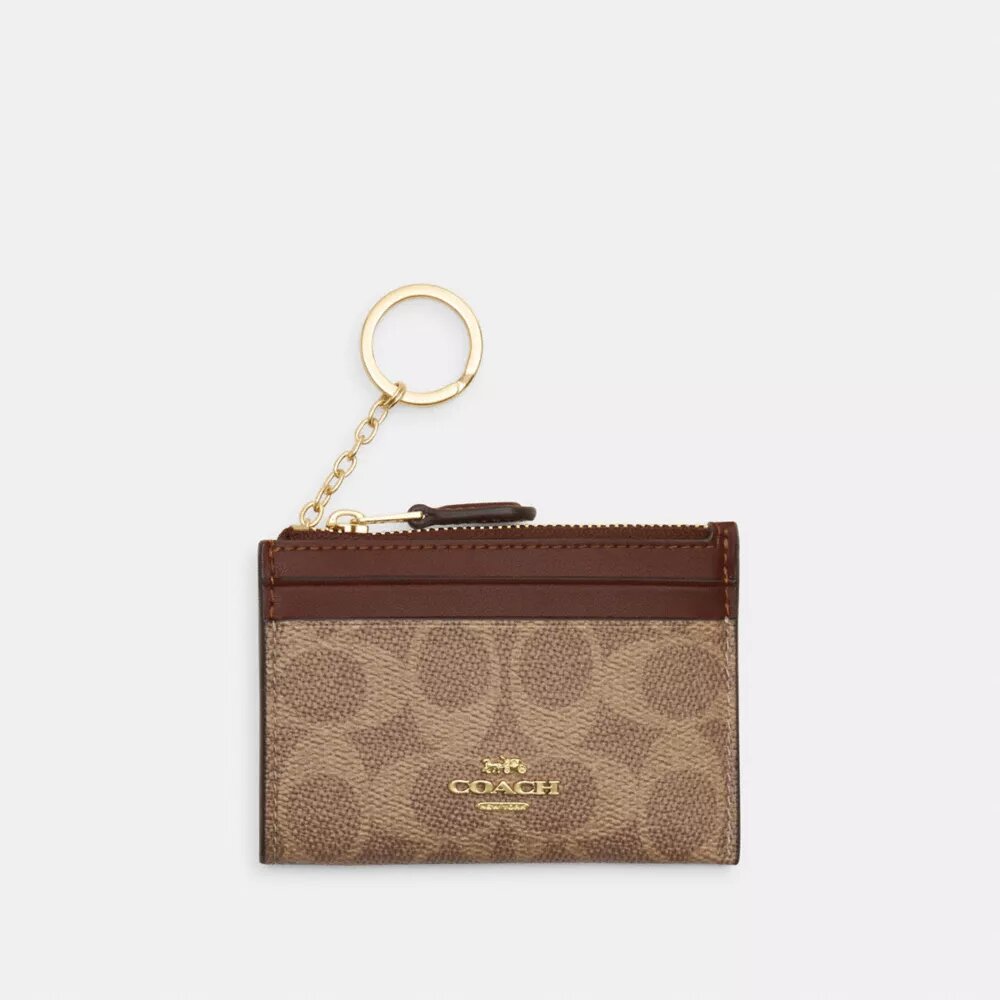 Mini Skinny ID-fodral i Signature Canvas