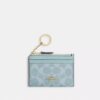 Mini Skinny ID-fodral i Signature Canvas