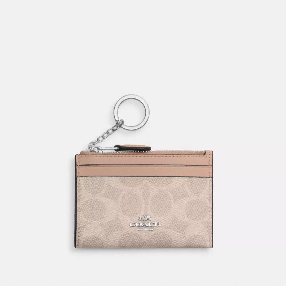 Mini Skinny ID-fodral i Signature Canvas