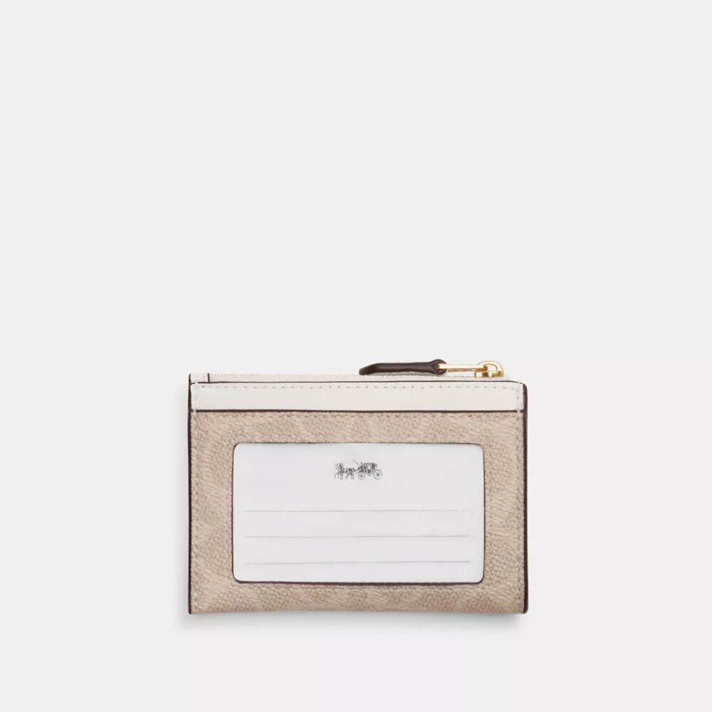 Mini Skinny ID-fodral i Signature Canvas