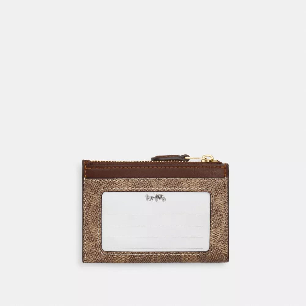 Mini Skinny ID-fodral i Signature Canvas
