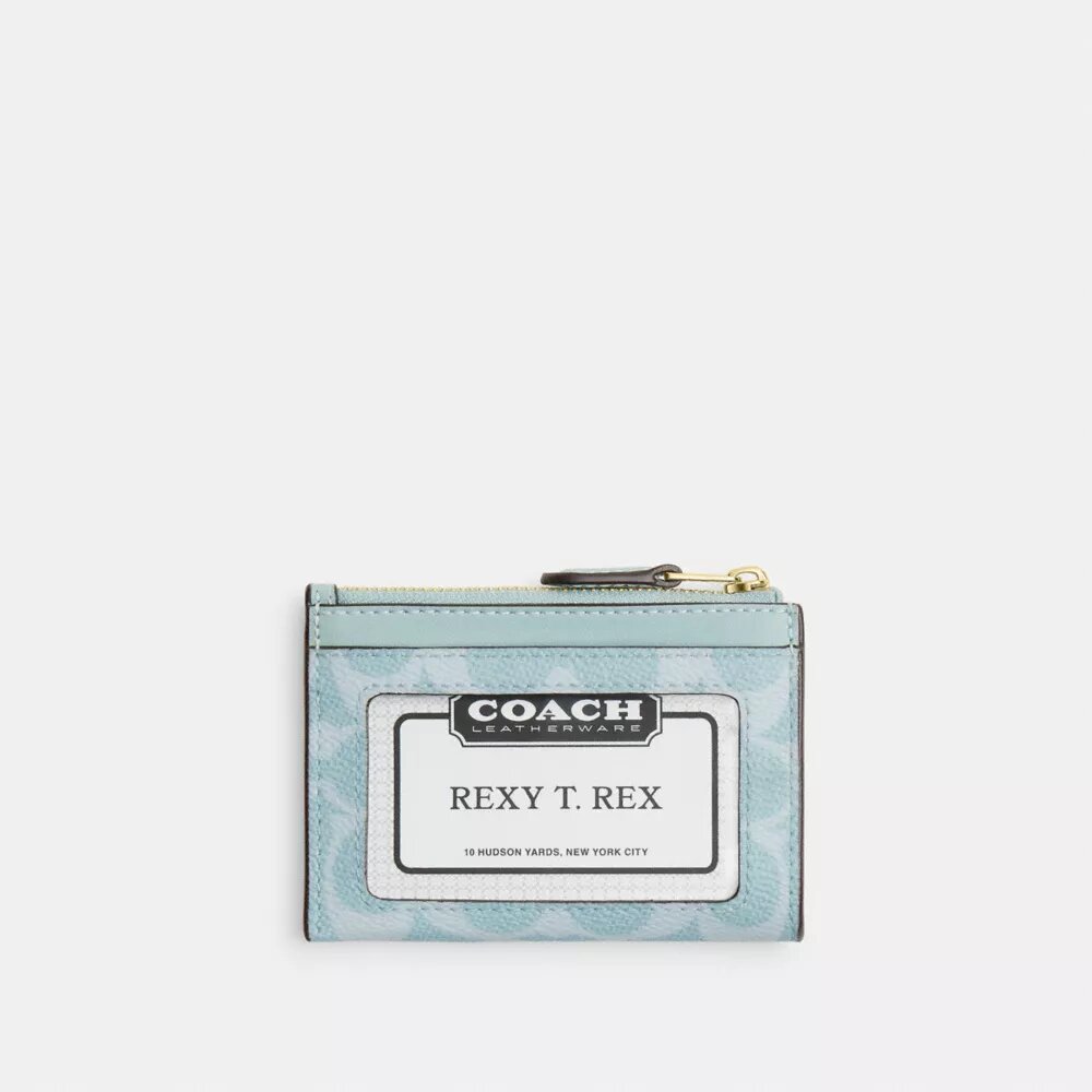 Mini Skinny ID-fodral i Signature Canvas