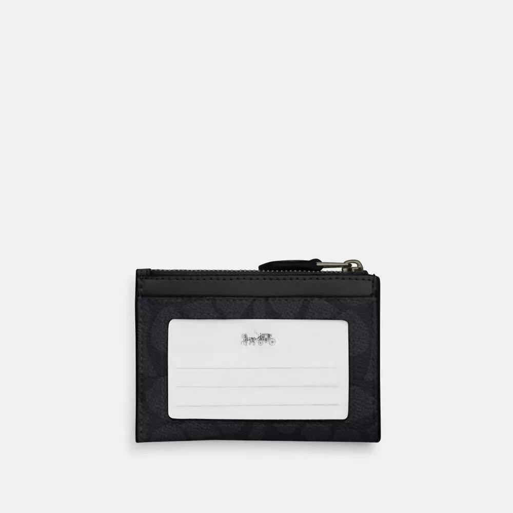 Mini Skinny ID-fodral i Signature Canvas