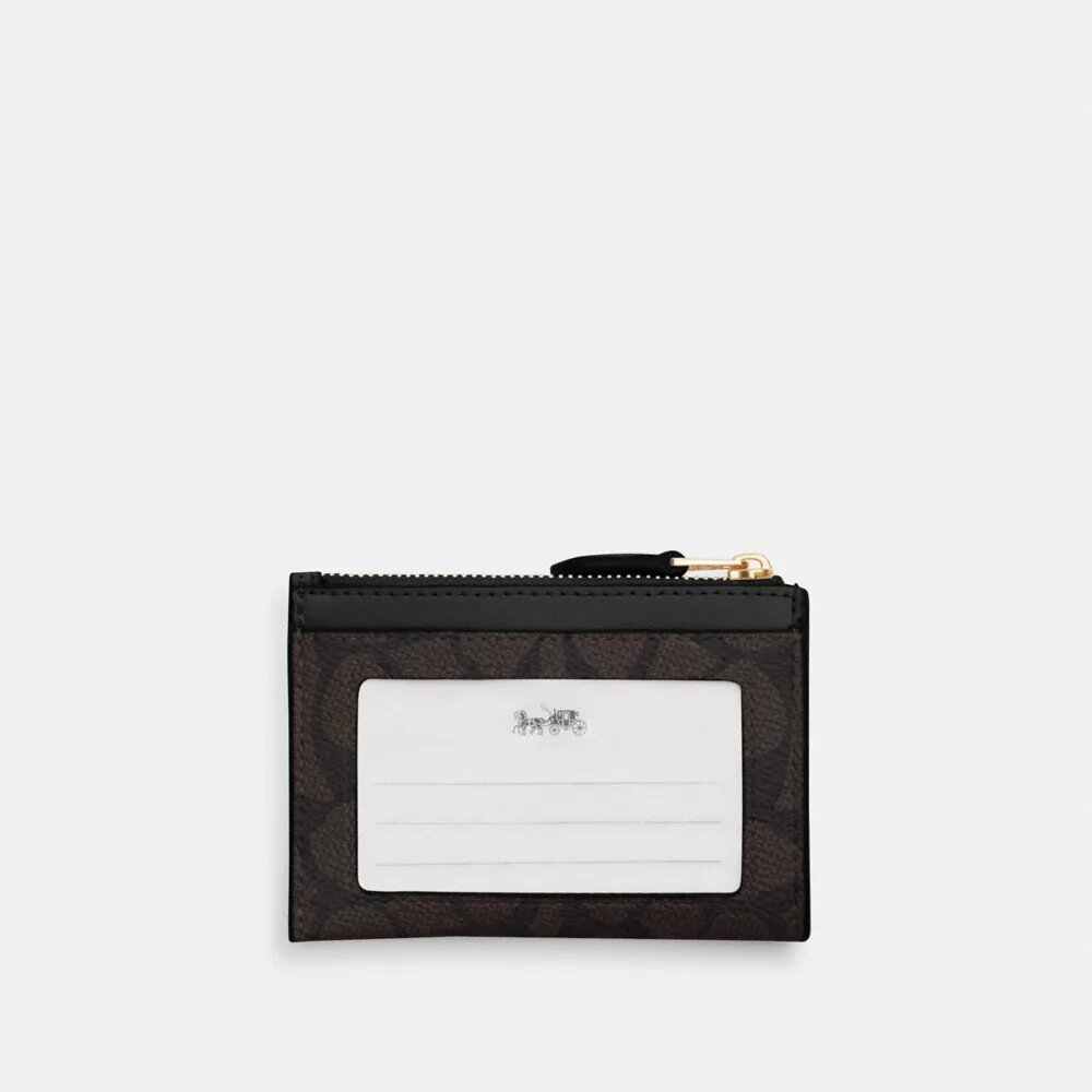 Mini Skinny ID-fodral i Signature Canvas