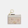 Mini Skinny ID-fodral i Signature Canvas med blommönster