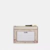 Mini Skinny ID-fodral i Signature Canvas med blommönster