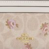 Mini Skinny ID-fodral i Signature Canvas med blommönster
