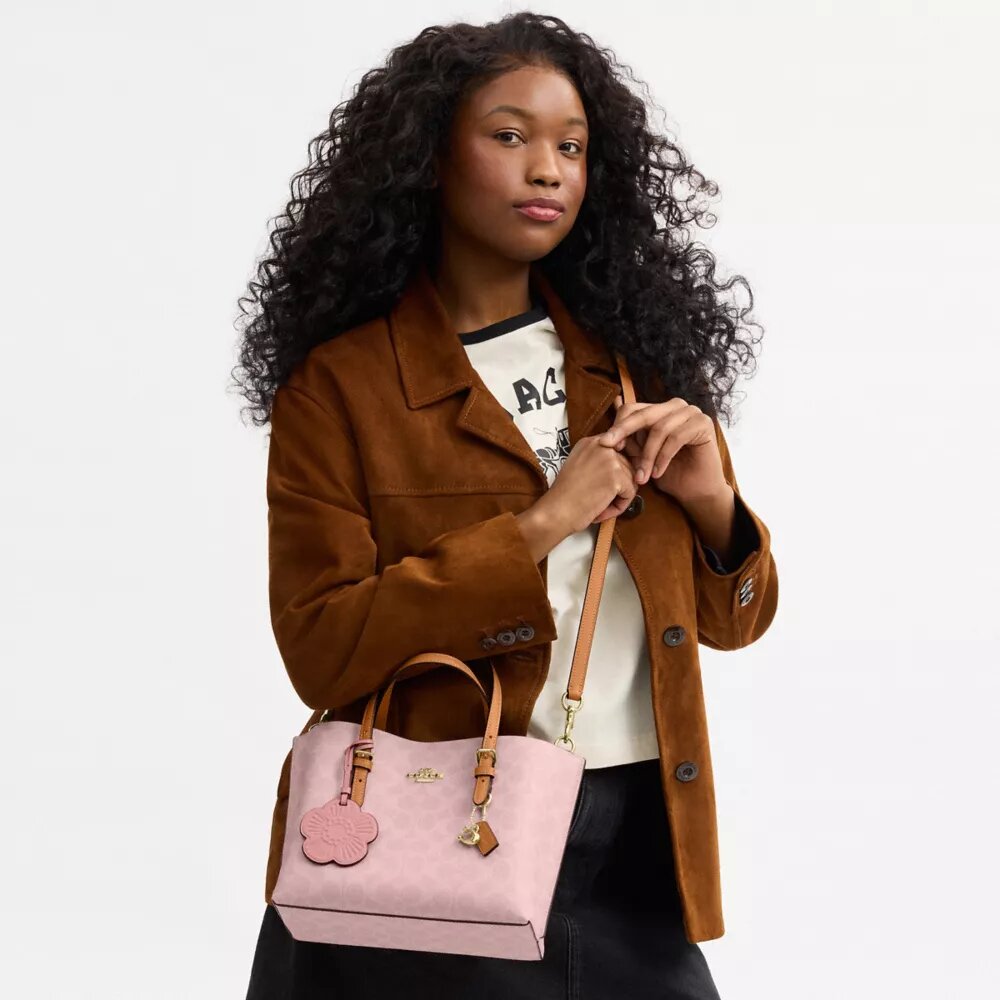Mollie-tygkassa i 25 in Signature Canvas med smycken