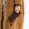 New York Slim Accordion Zip Plånbok