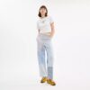 Patchwork-randiga byxor