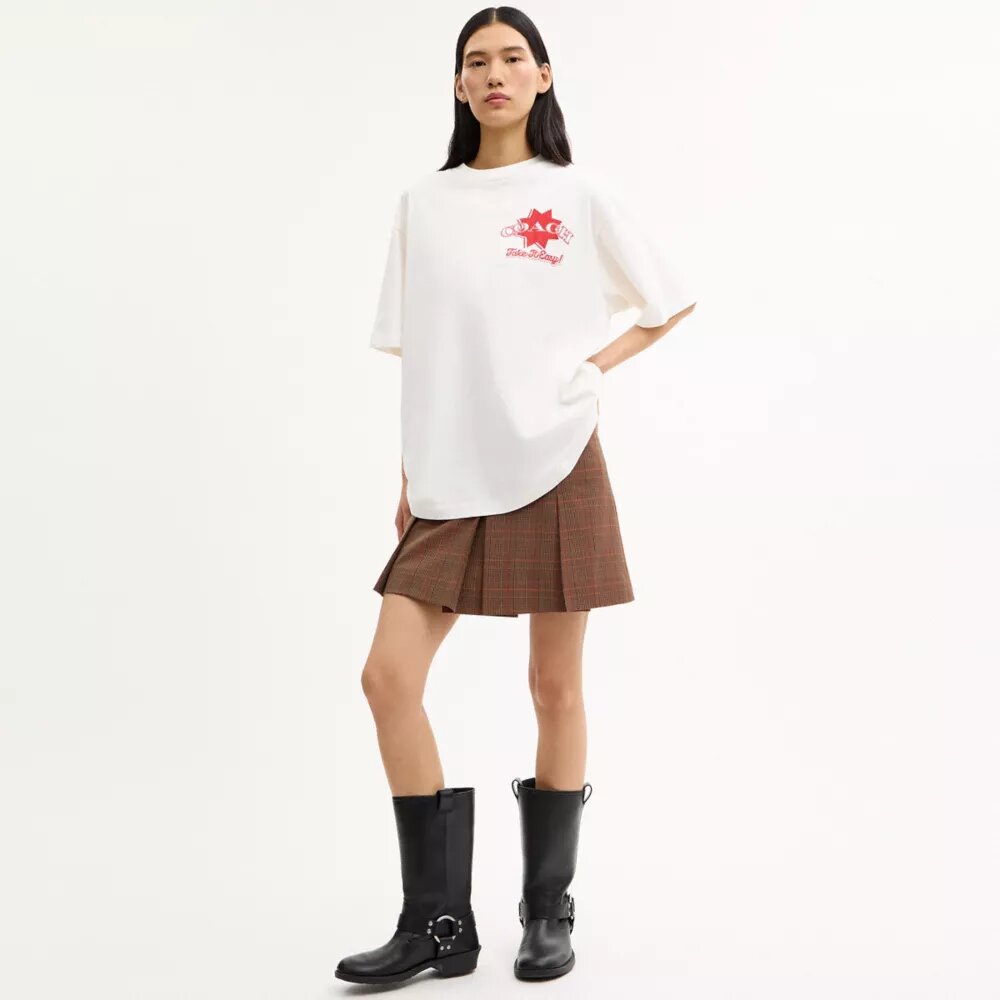 Pizza Relaxed T-shirt i ekologisk bomull