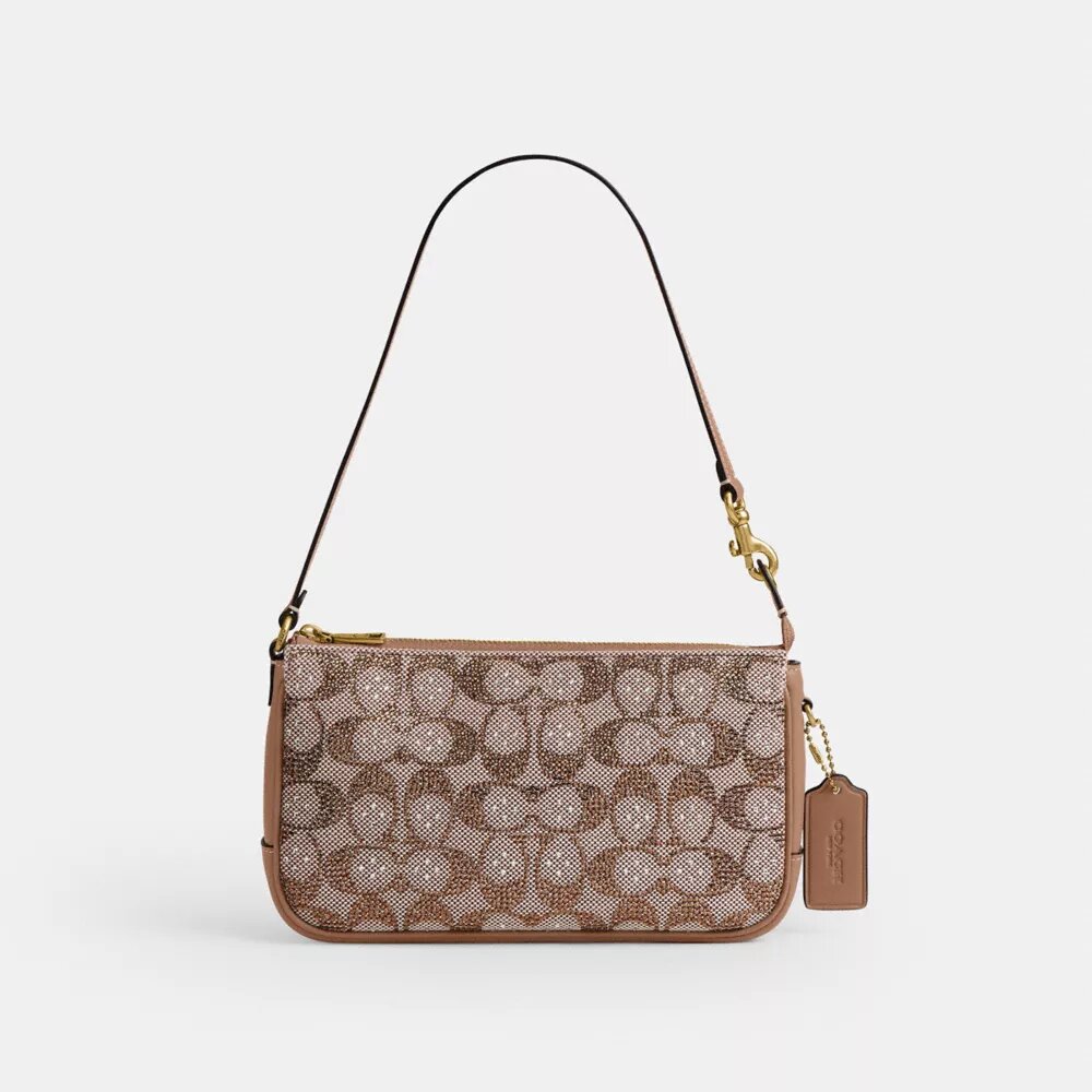 Plaza-väska i Crystal Signature Jacquard