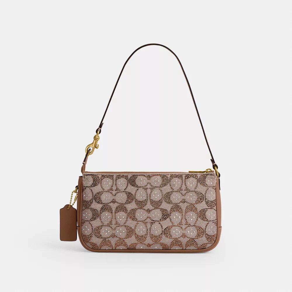 Plaza-väska i Crystal Signature Jacquard