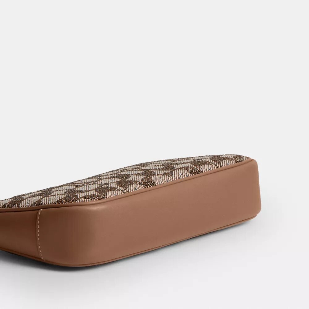 Plaza-väska i Crystal Signature Jacquard