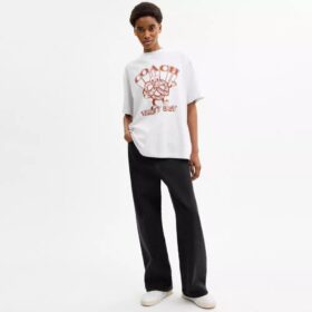 Pretzel Relaxed T-shirt i ekologisk bomull
