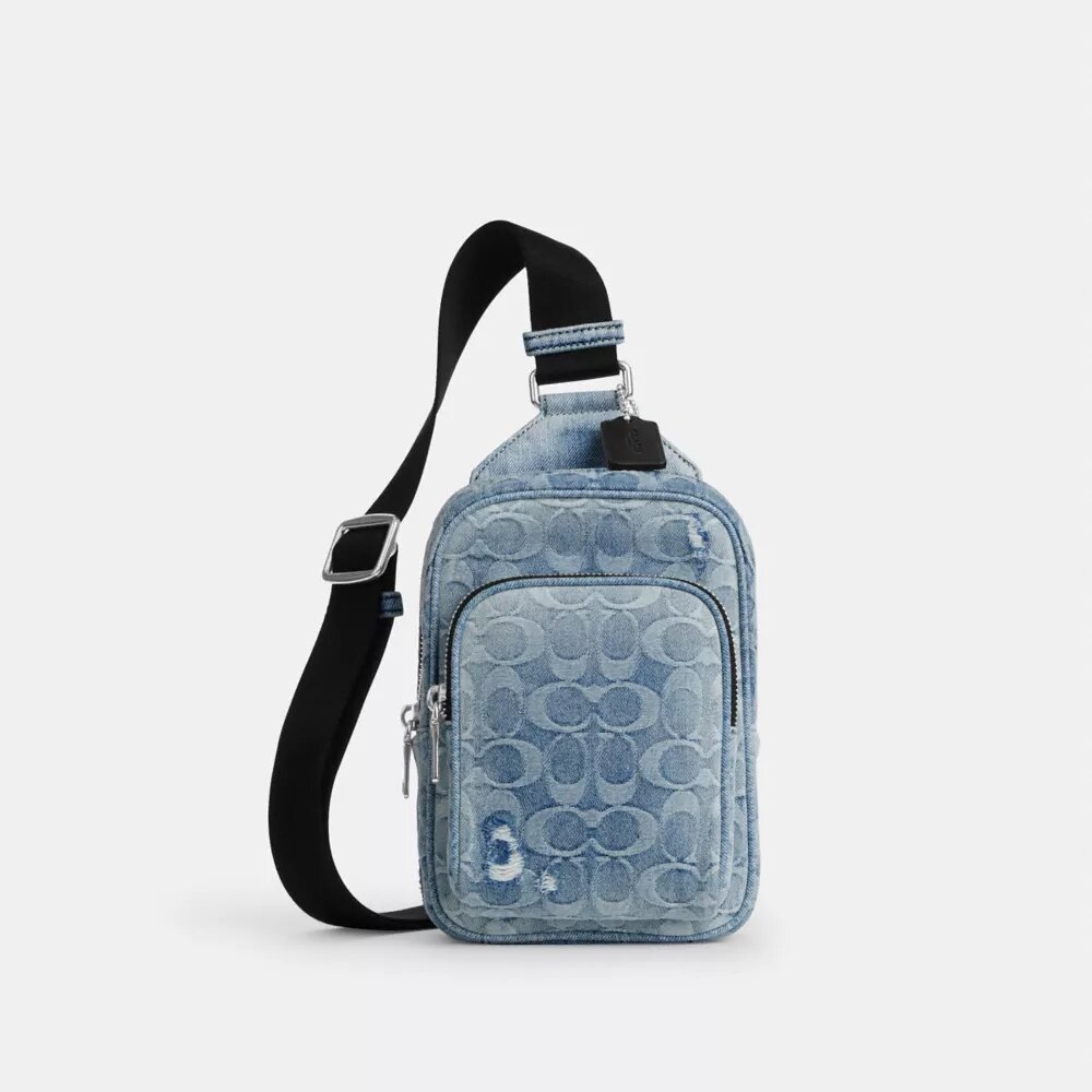 Racer Sling Pack i Loved Signature Denim