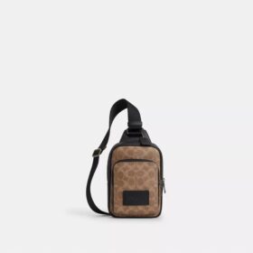 Racer Sling Pack i Signature Canvas