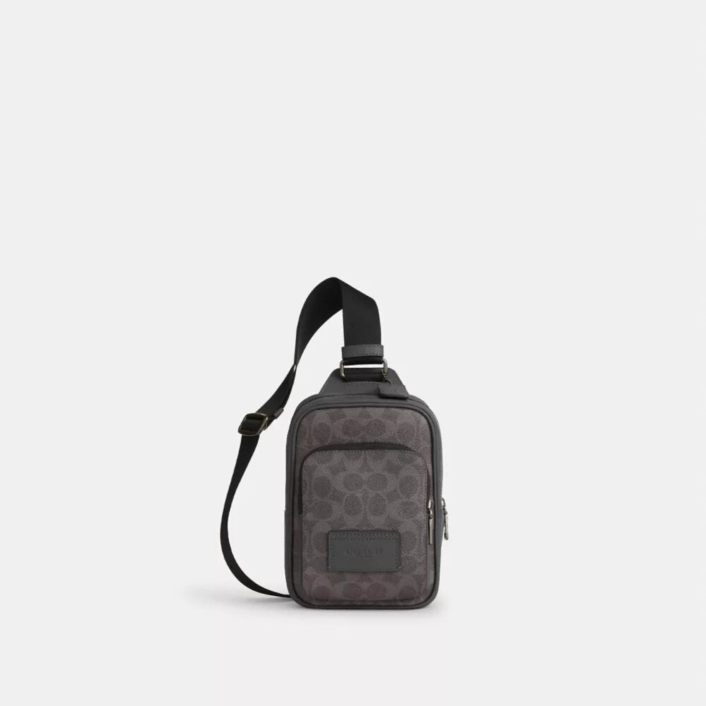 Racer Sling Pack i Signature Canvas