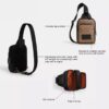 Racer Sling Pack i Signature Canvas