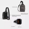 Racer Sling Pack i Signature Canvas