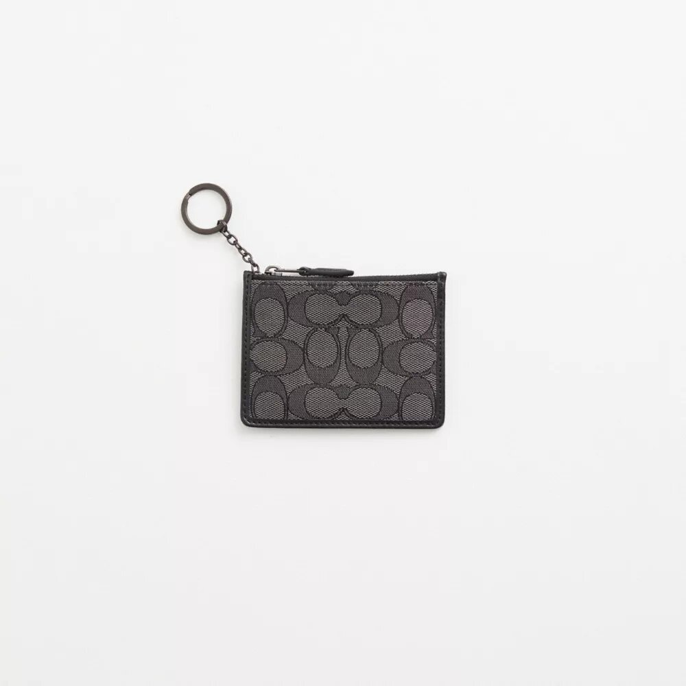 Restaurerat Mini Skinny ID-fodral i signaturtextiljacquard