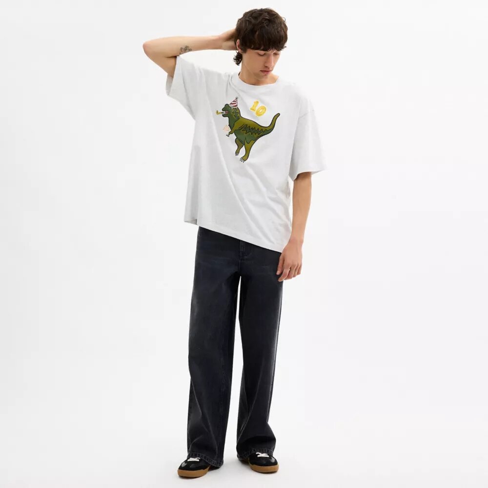 Rexy 10-årsdag – avslappnad T-shirt i ekologisk bomull