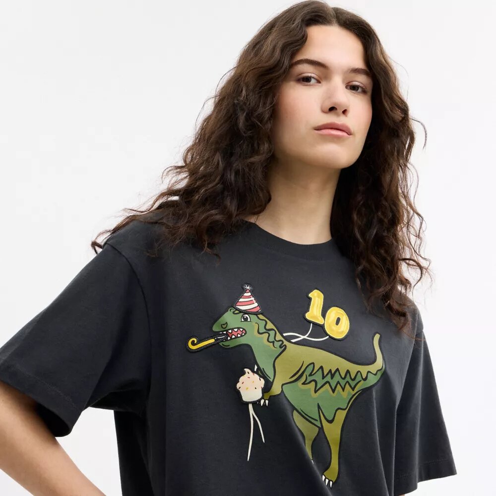 Rexy 10-årsdag – avslappnad T-shirt i ekologisk bomull