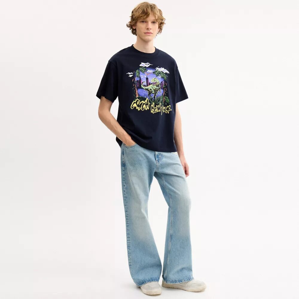 Rexy 10-årsdag Jungle Relaxed T-shirt i ekologisk bomull