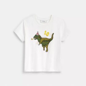 Rexy 10-årsdag – T-shirt i 90-talsstil i ekologisk bomull