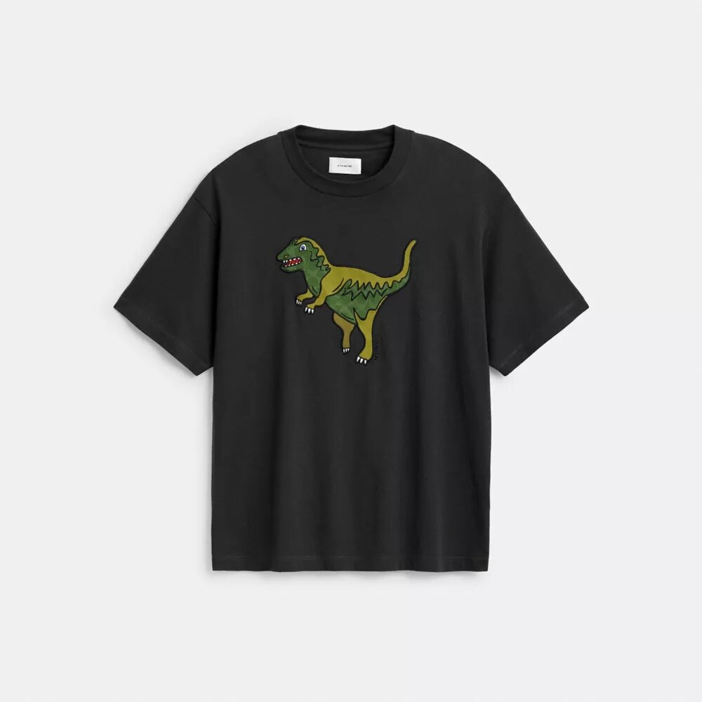 Rexy T-shirt med avslappnad passform i ekologisk bomull