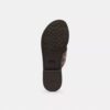Sandaler med korsade spännen i signaturjacquard