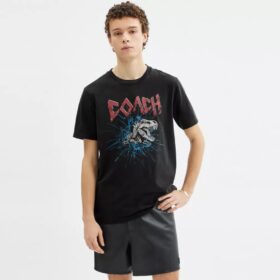 Signatur-T-shirt med Skeleton Rexy